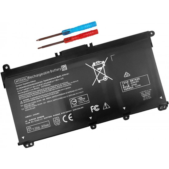 Battery For HP 240 245 250 255 G7 340 348 G5 HP Pavilion 14,15,17 Series HT03XL