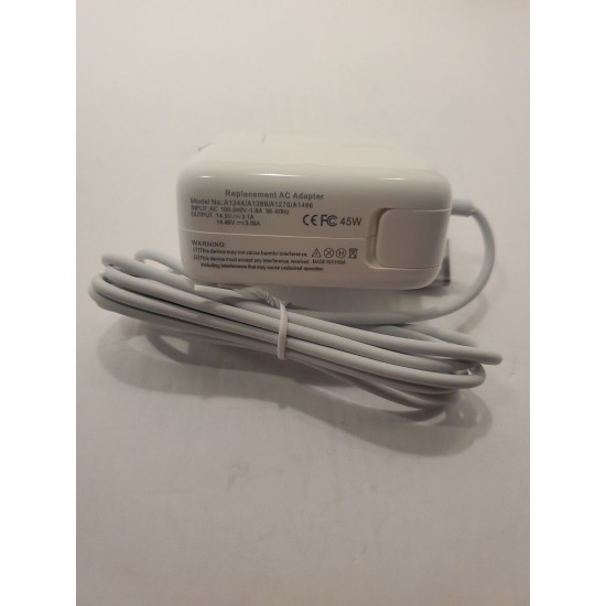 Replacement AC Adapter model A1244/A1269/A1270/A1466 45W 14.5V 14.85V 