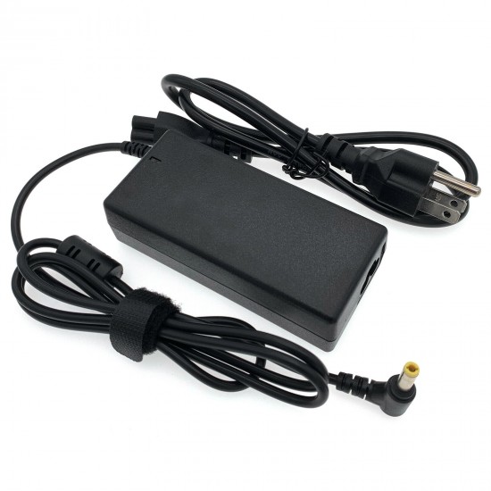 AC Adapter Charger Power for Lenovo IdeaPad G530 G550 G555 G560 Y450 Y530 Y470 - 19V 3.42A 65W 5.5x2.5mm