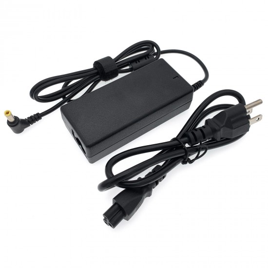 AC Adapter Charger Power for Lenovo IdeaPad G530 G550 G555 G560 Y450 Y530 Y470 - 19V 3.42A 65W 5.5x2.5mm