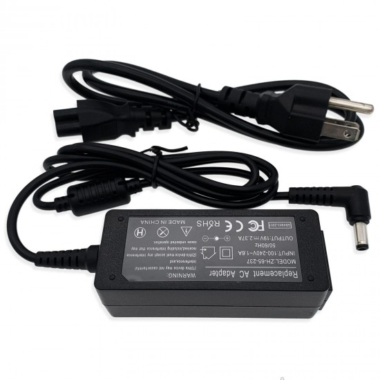 AC ADAPTER FOR TOSHIBA 19V 2.37A 45W LAPTOP POWER SUPPLY CORD CHARGER ADAPTOR