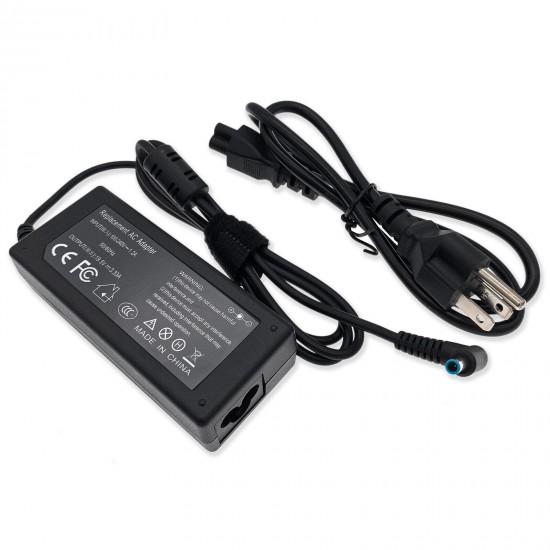 65W AC Power Adapter Charger for HP Pavilion 17-e098nr 17-e110dx - Replacement Supply Cord