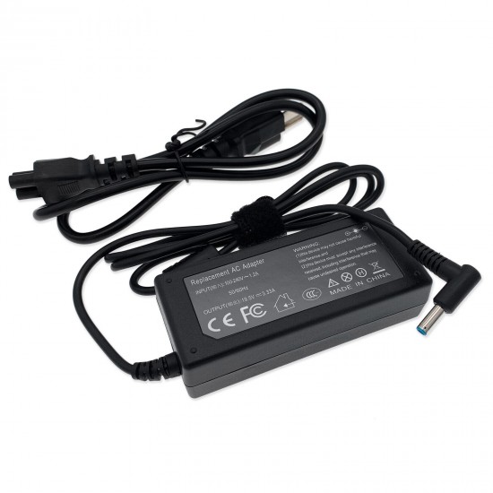 AC Adapter Battery Charger for HP 15-ba009dx X7T78UA Laptop PC - Power Supply Cord 