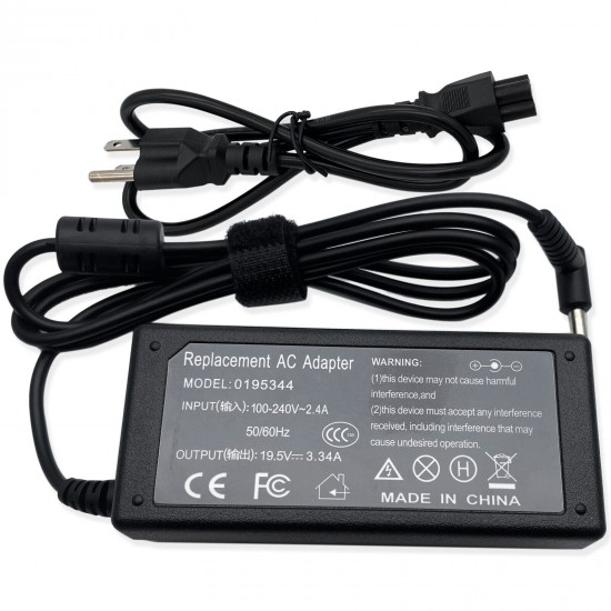 New 19.5V 3.34A 65W AC Charger Adapter Cord For Dell Inspiron 17 7778 7779 P30E 