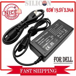 65W For Dell Latitude 14 7404 7480 7490 Laptop Power Charger AC Adapter Cord