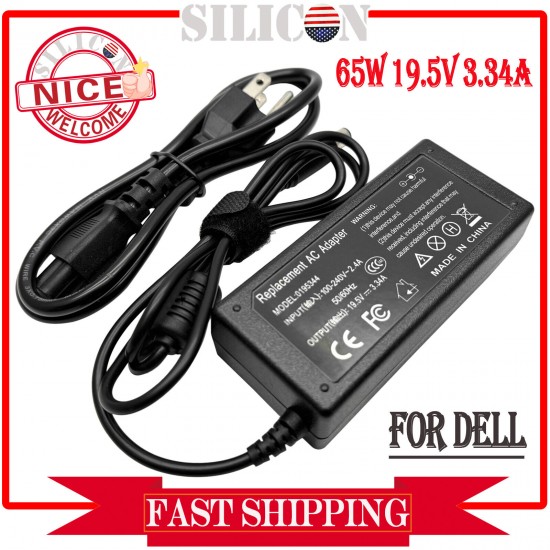 65W For Dell Latitude 14 7404 7480 7490 Laptop Power Charger AC Adapter Cord