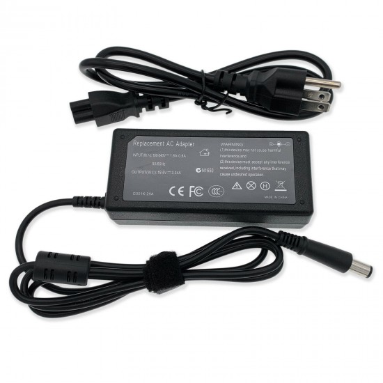 Dell Inspiron 17R N7010 N7110 Laptop 65W AC Power Adapter Charger Cord