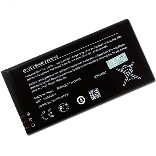 New For Nokia Lumia 640 RM-1113 Dual 1077 Internal Battery BV-T5C 2500mAh 3.8V