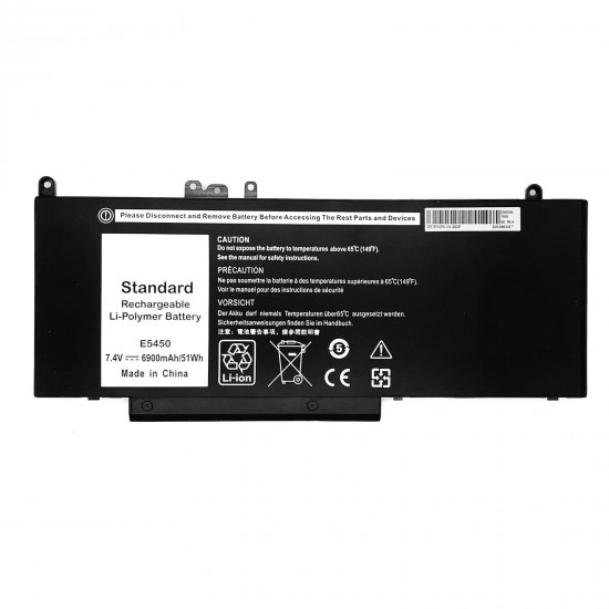 51wh Replacement Battery Compatible with Dell Latitude E5250 E5450 E5550 PF59Y VMKXM 451-BBLK 451-BBLN