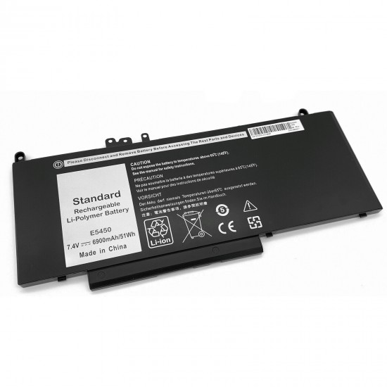 51wh Replacement Battery Compatible with Dell Latitude E5250 E5450 E5550 PF59Y VMKXM 451-BBLK 451-BBLN