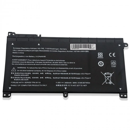 Replacement Battery for HP Pavilion x360 13-u017tu 13-u018tu 13-u019tu ON03XL 11.55V 39Wh