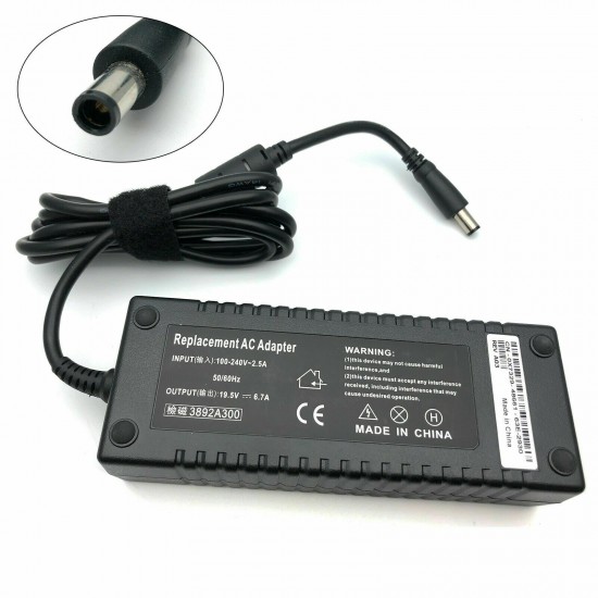 130W AC Power Adapter Charger for Dell Inspiron 15 7566 7567 Gaming P65F Laptop