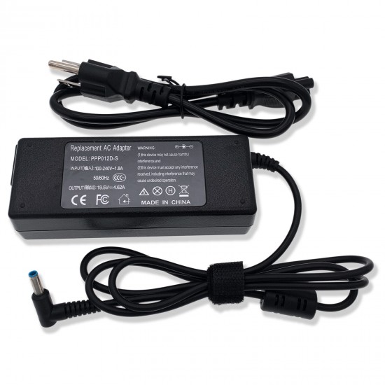 90W Smart AC Power Adapter Charger for HP Envy 14-u002TX Notebook PC