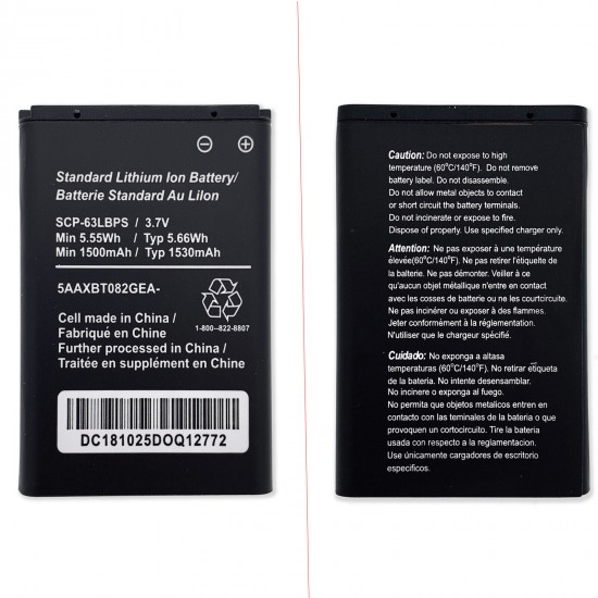 NEW Li-Ion Battery for Kyocera DuraXE E4710 DuraXTP E4281 1530mAh SCP-63LBPS