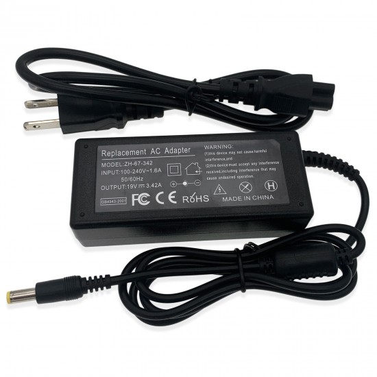 Replacement AC Adapter Charger for Acer Aspire 5553-2847 5560-Sb613 MS2319 with Power Cord