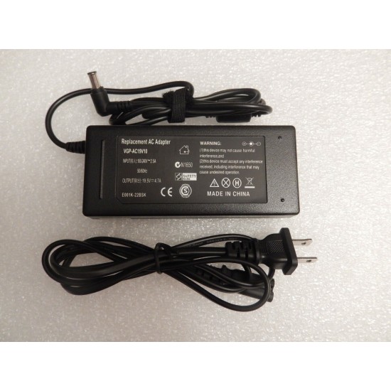 Sony VAIO VGP-AC19V32,NSW24029 90W 19.5V 4.7A VGP-AC19V10 AC Adapter Charger