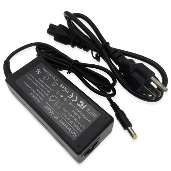 19V 3.42A 65W AC Adapter For Acer SB220Q SA230 IPS LED Monitor Power Supply Cord