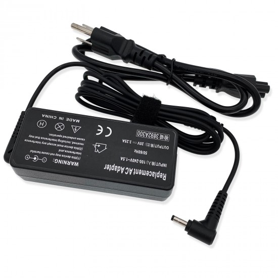 AC Power Adapter Charger for Lenovo IdeaPad 310-15ABR 320-15IAP 320-15IAP 65W - Replacement Laptop Power Supply