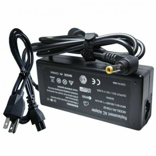 For ASUS VG245H VG245HE 24" LED FHD Monitor 65W AC Adapter Power Supply Cord