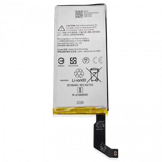 Li-ion Battery Replacement for HTC Pixel4 (2800mAh) - G020I-B Model