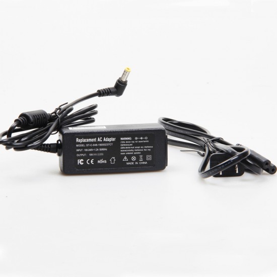 AC Adapter Charger Fr Toshiba Mini Notebook NB305-N442BL NB305-N442BN Power Cord