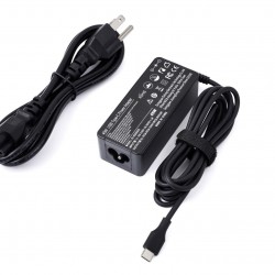 45W USB-C TYPE-C Charger For Lenovo Chromebook ThinkPad Yoga 370 910 Miix 720 US