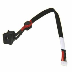 For Toshiba Satellite C655D Laptop AC DC IN Power Jack Charging Port Cable 