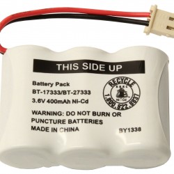 Battery Pack 3.6V 400mAh Ni-Cd For VTech BT-17333/BT-27333 Cordless Phone BY1338