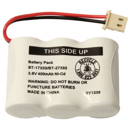 Battery Pack 3.6V 400mAh Ni-Cd For VTech BT-17333/BT-27333 Cordless Phone BY1338