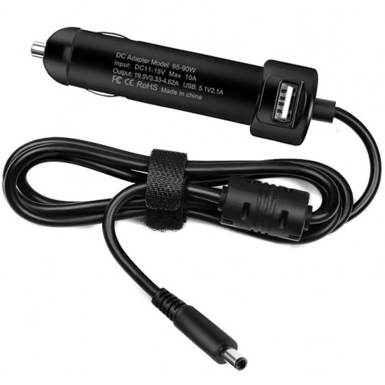 Car Charger for Dell Latitude 7220 Rugged Extreme Tablet DC Power 3.0x4.5mm NEW