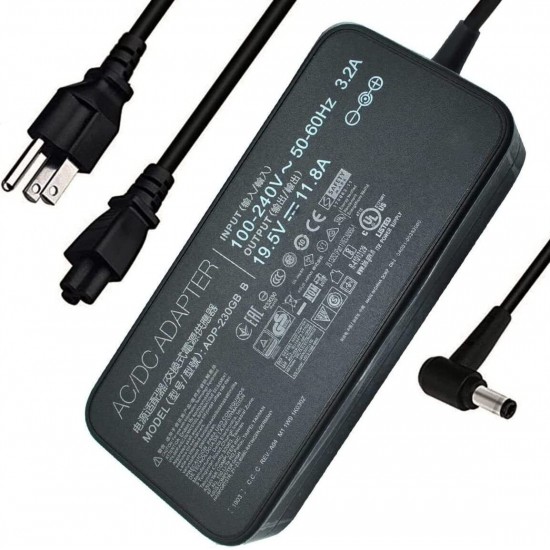 230W 19.5V 11.8A AC Adapter Charger Compatible for Asus ROG Zephyrus Strix Scar