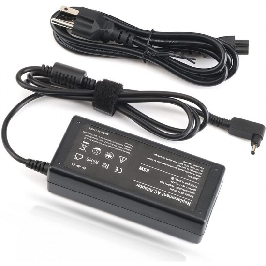 19V 3.42A 65W Laptop Power Charger for Acer ChromeBook C720 C720P AC Adapter