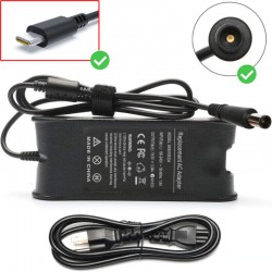 65W 45W USB-C Laptop Charger Power Adapter For Dell Chromebook 3180 3100 5190 US