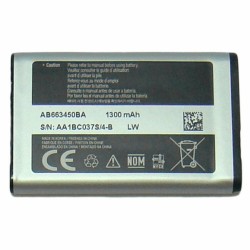 Battery For Samsung Rugby & Convoy Flip Phones AB663450BZ