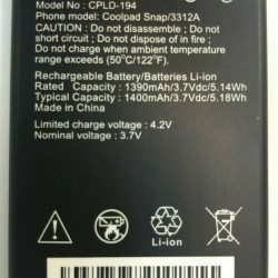 Replacement Battery For CoolPad Snap 3312A CPLD-194 1400mAh