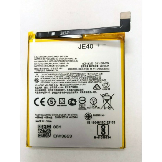 Battery For Motorola Moto G7 XT1962 Moto G7 Play XT1952 3000mAh JE40