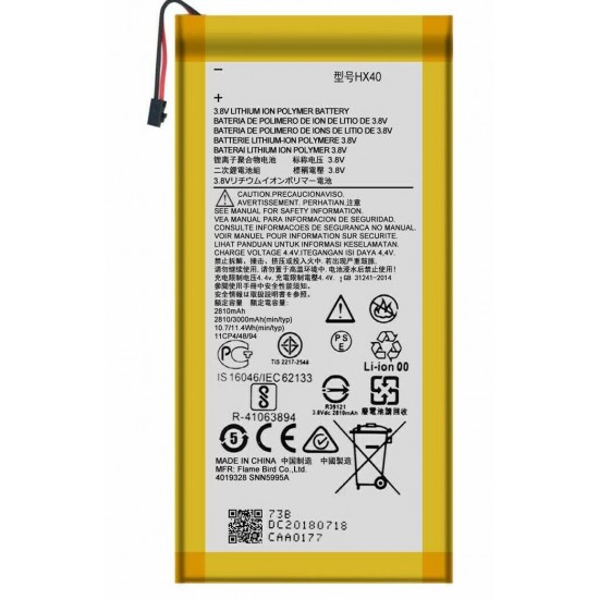 Battery For Motorola Moto X4 X 4th Gen XT1900 SNN5995A HX40