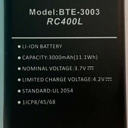 Battery BTE-3003 3000mAh Verizon Orbic Speed Mobile Hotspot RC400L