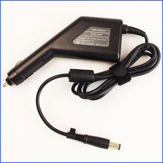 Laptop DC Adapter Car Charger for HP EliteBook 8760w 8470w 8570p 8570w