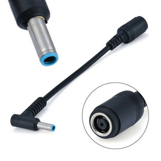 7.4mm To 4.5mm DC New Power Charger Converter Adapter Cable For HP Dell Blue Tip