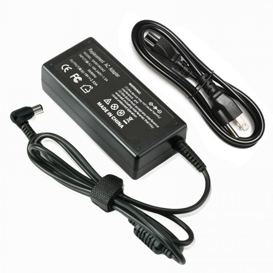 19V Power Cord TV Charger for Samsung 32" Class UN32J4000AF UN32J400DAF