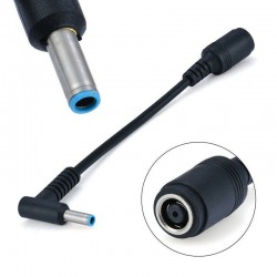 DC Power Charger Converter Adapter Cable 7.4mm To 4.5mm For HP Blue Tips-dx