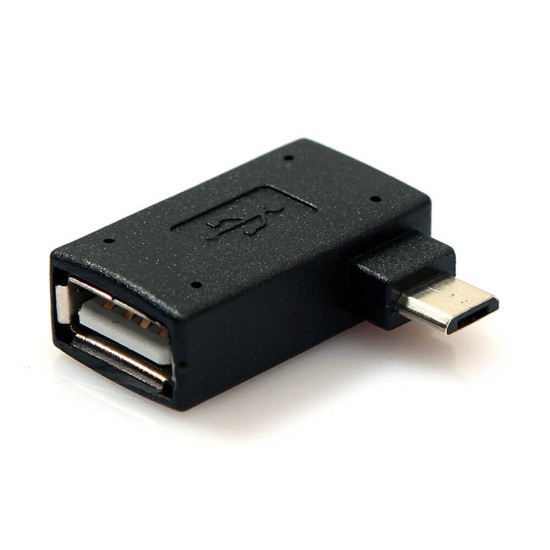 Micro USB 2.0 OTG Host Adapter with USB Power for Cell Phone Tablet