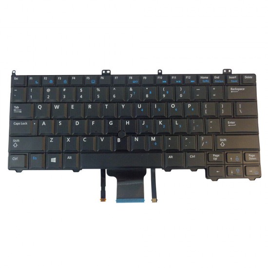 Laptop Keyboard For Dell Latitude E7440 Backlit w/ Pointer 8PP00 US