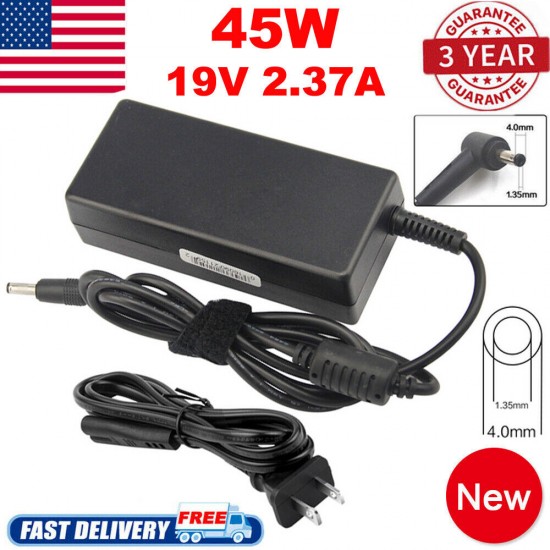 For Asus Q200E AR5B125 X553S X553SA-BHCLN10 AC Power Adapter Charger 19V 1.75A