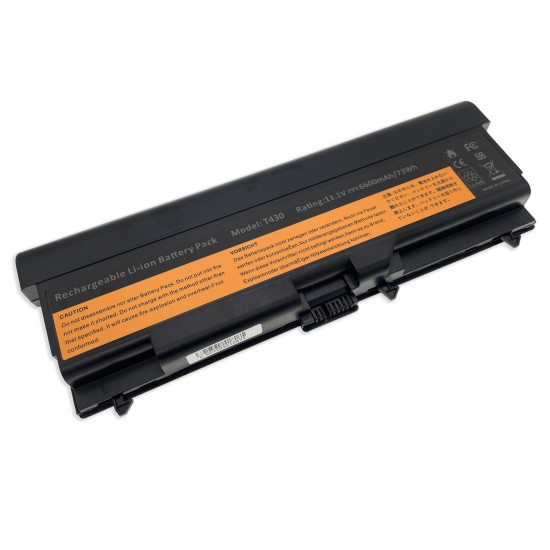 Replacement Battery for Lenovo Thinkpad T430 T430i T530 T530i 0A36303 45N1001 - 6600mAh Capacity