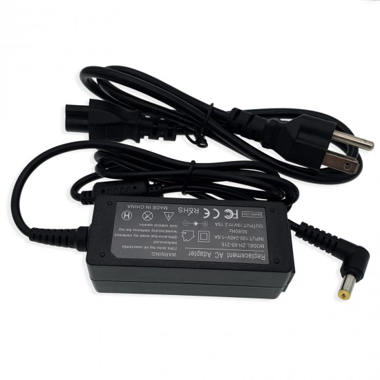 19V 2.15A AC Adapter for Acer Mini PC 11.6 Netbook - Power Supply Cord