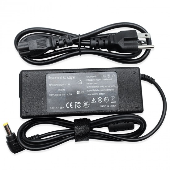 90W AC Power Adapter Charger For Toshiba Satellite L855 L855D L870 L870D LAPTOP