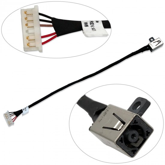 AC DC Power Jack For Dell Inspiron 15 3558 3551 3552 P47F001 Charging Port Cable