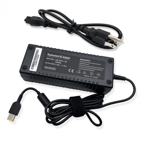 135W 20V 6.75A AC Power Adapter Charger for Lenovo ThinkPad T460p T440p T470p